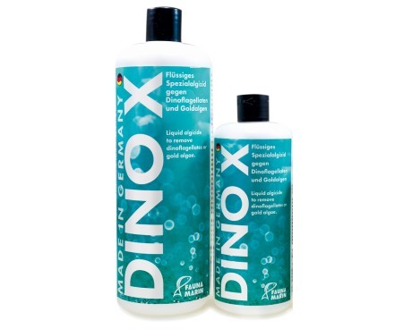 Dino X 250ml wirkt gegen Dinoflagellaten, Briopsis und andere Algen, sicher für Niedere Tiere